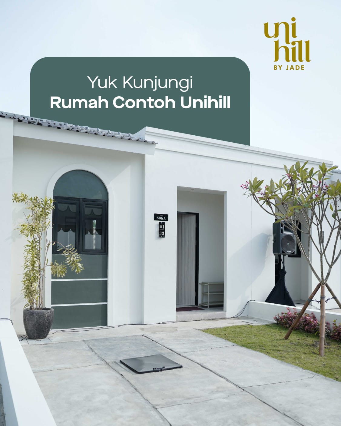 Rumah tipe 33 dengan luas tanah 60