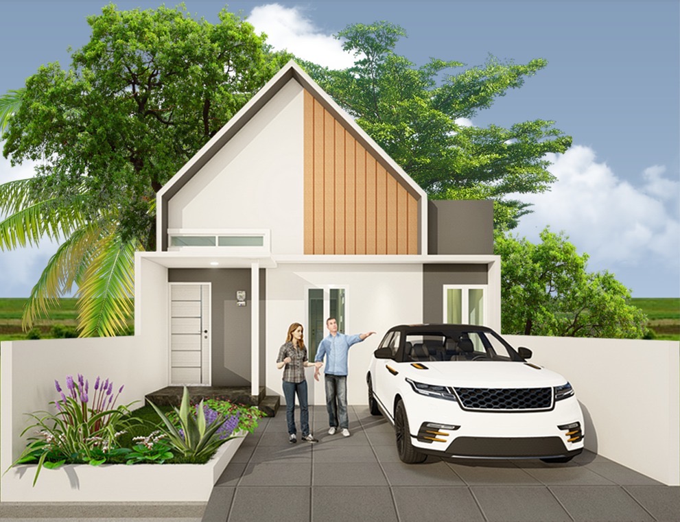 Rumah tipe 36 dengan luas tanah 105