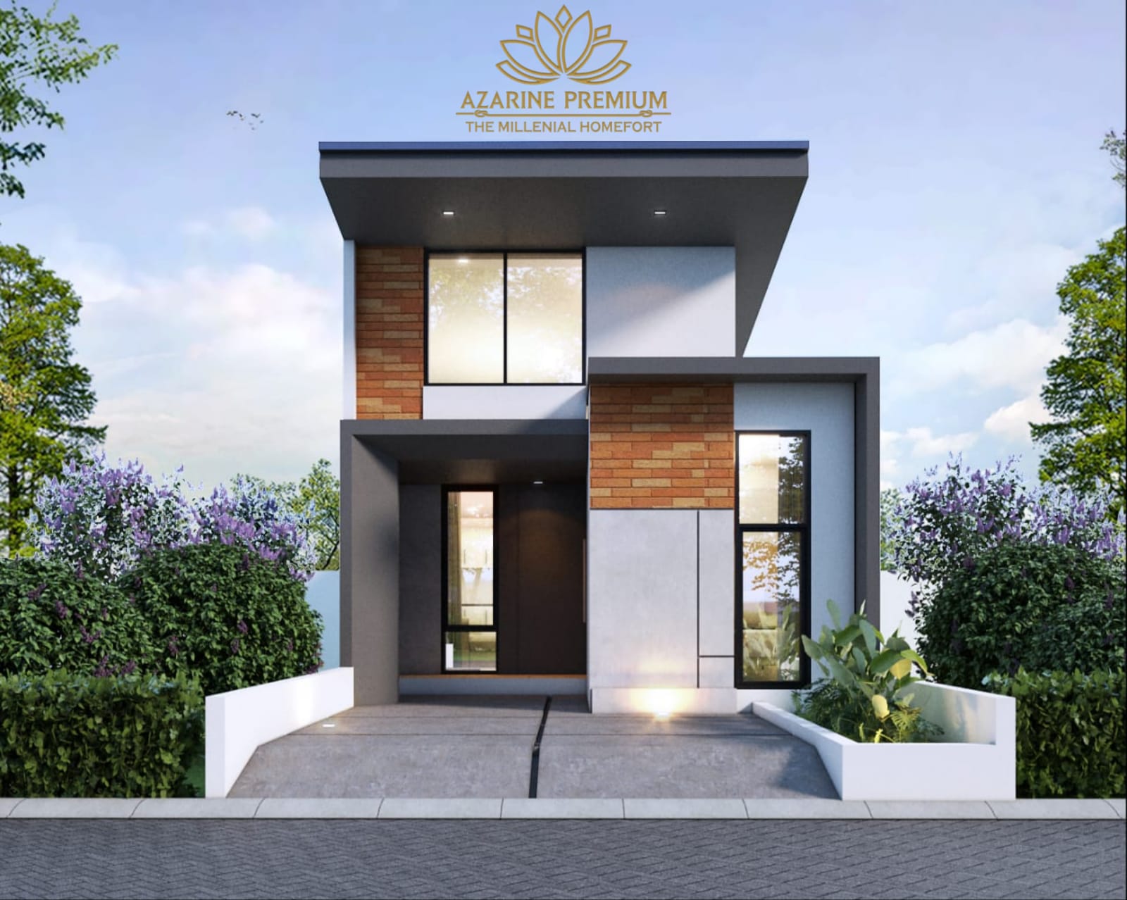 Rumah tipe 36 dengan luas tanah 72